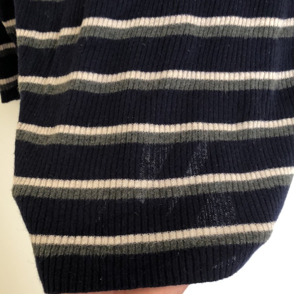 MOTH•Navy Striped Sweater - Picture 4 of 7